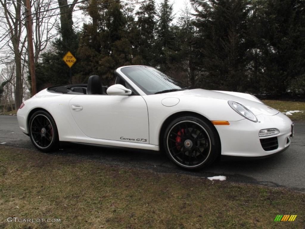 Carrara White 2011 Porsche 911 Carrera GTS Cabriolet Exterior Photo #78331912