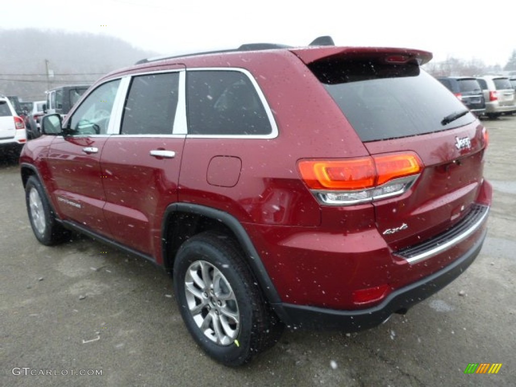 Deep Cherry Red Crystal Pearl 2014 Jeep Grand Cherokee Limited 4x4 Exterior Photo #78331923