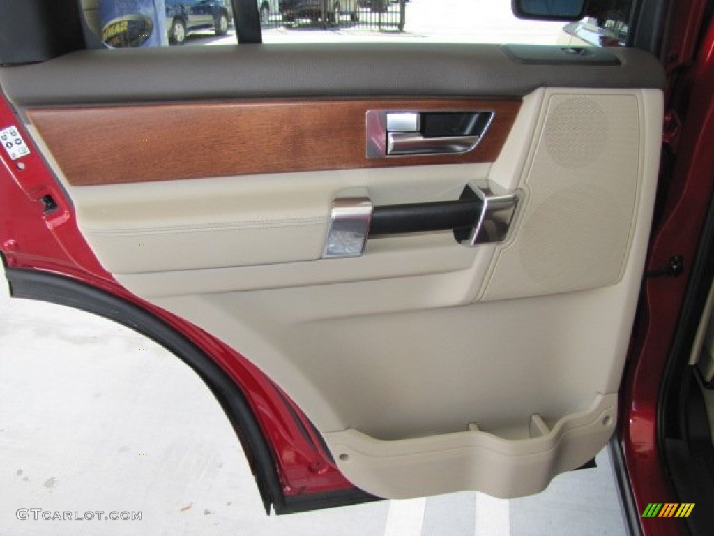 2012 Land Rover LR4 HSE Almond/Nutmeg Door Panel Photo #78332019