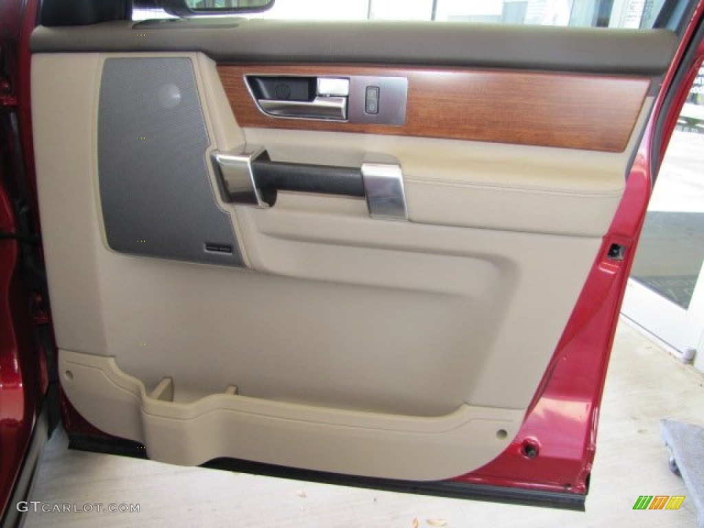2012 Land Rover LR4 HSE Almond/Nutmeg Door Panel Photo #78332073