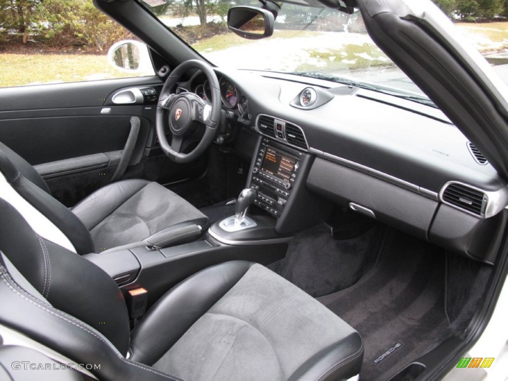2011 Porsche 911 Carrera GTS Cabriolet Black w/Alcantara Dashboard Photo #78332088