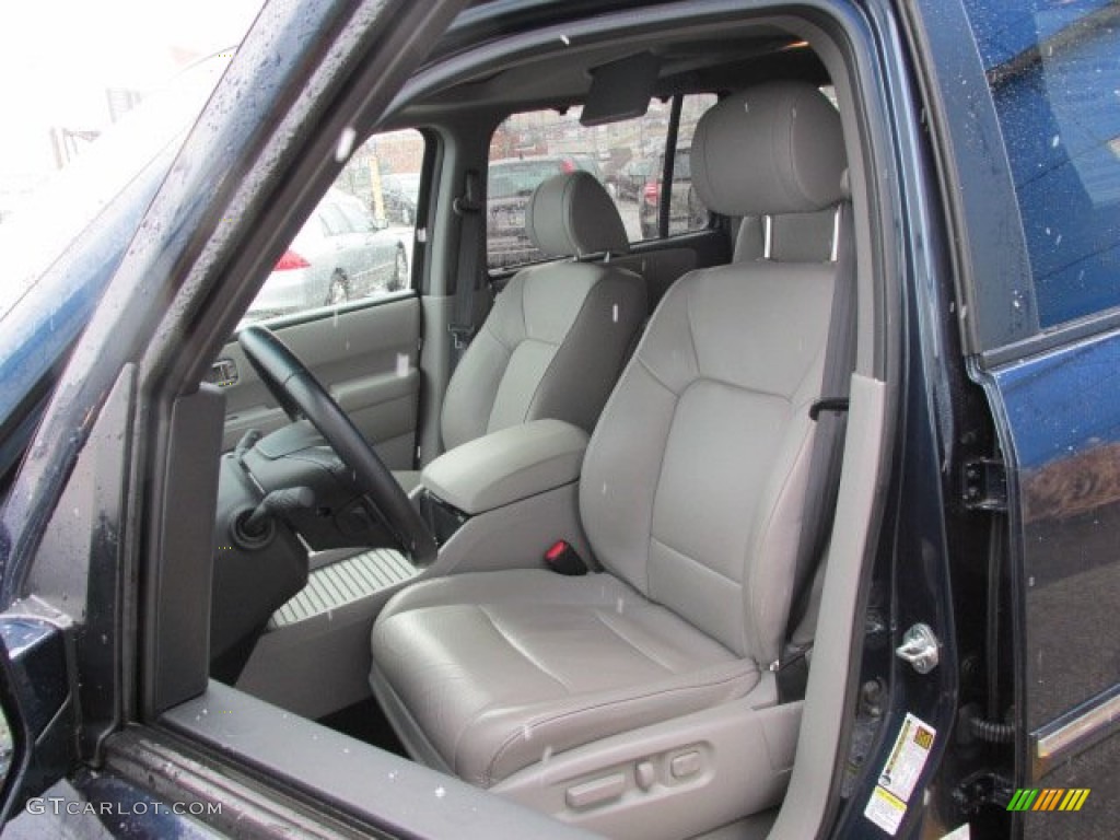 Gray Interior 2011 Honda Pilot Touring 4WD Photo #78332202