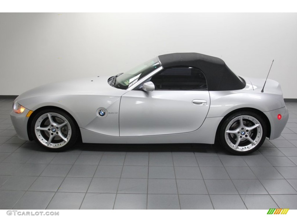Titanium Silver Metallic 2007 BMW Z4 3.0si Roadster Exterior Photo #78332205