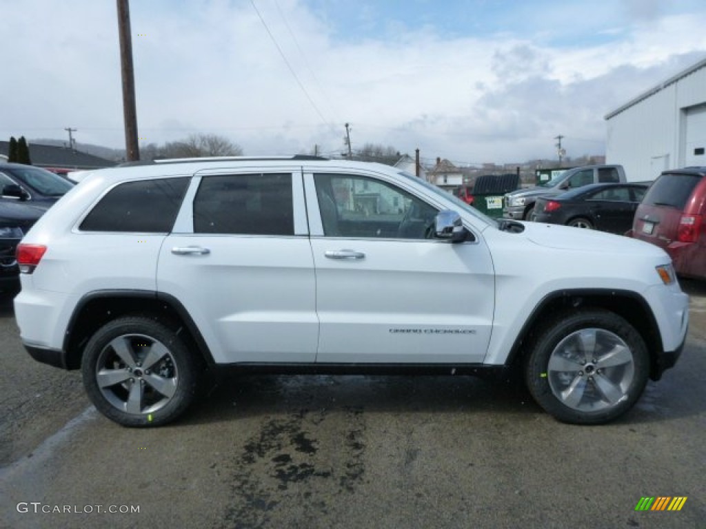 Bright White 2014 Jeep Grand Cherokee Limited 4x4 Exterior Photo #78332349