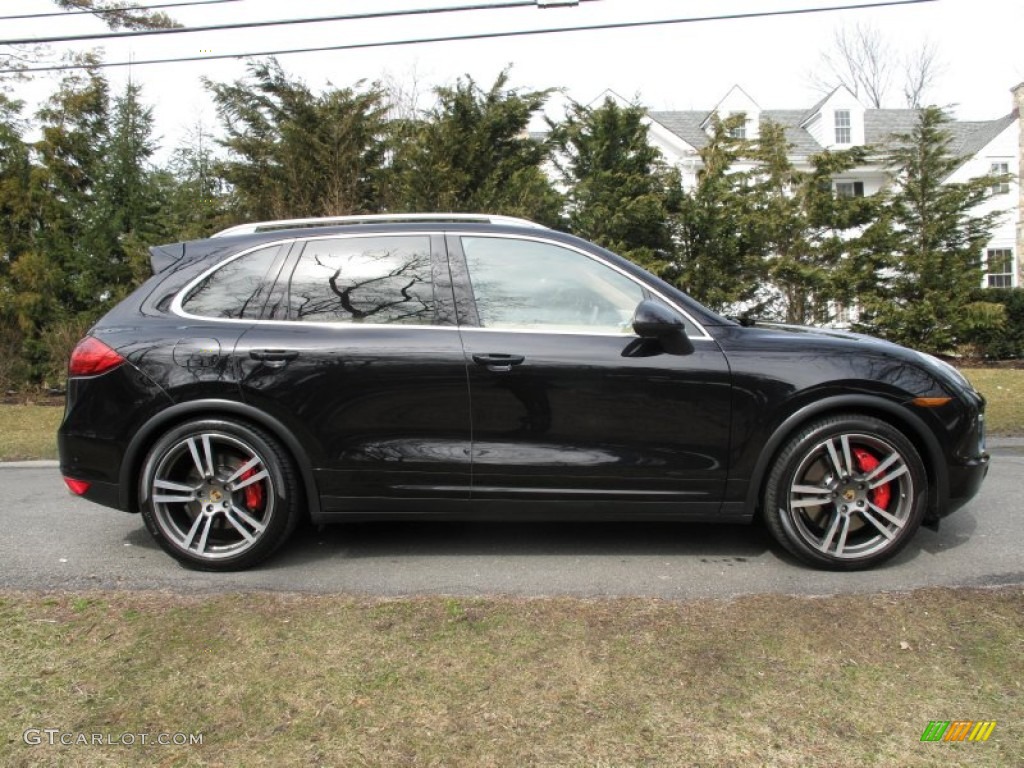 Jet Black Metallic 2011 Porsche Cayenne Turbo Exterior Photo #78332466