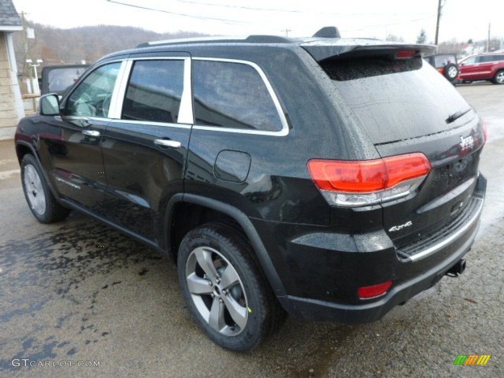 Black Forest Green Pearl 2014 Jeep Grand Cherokee Limited 4x4 Exterior Photo #78332616