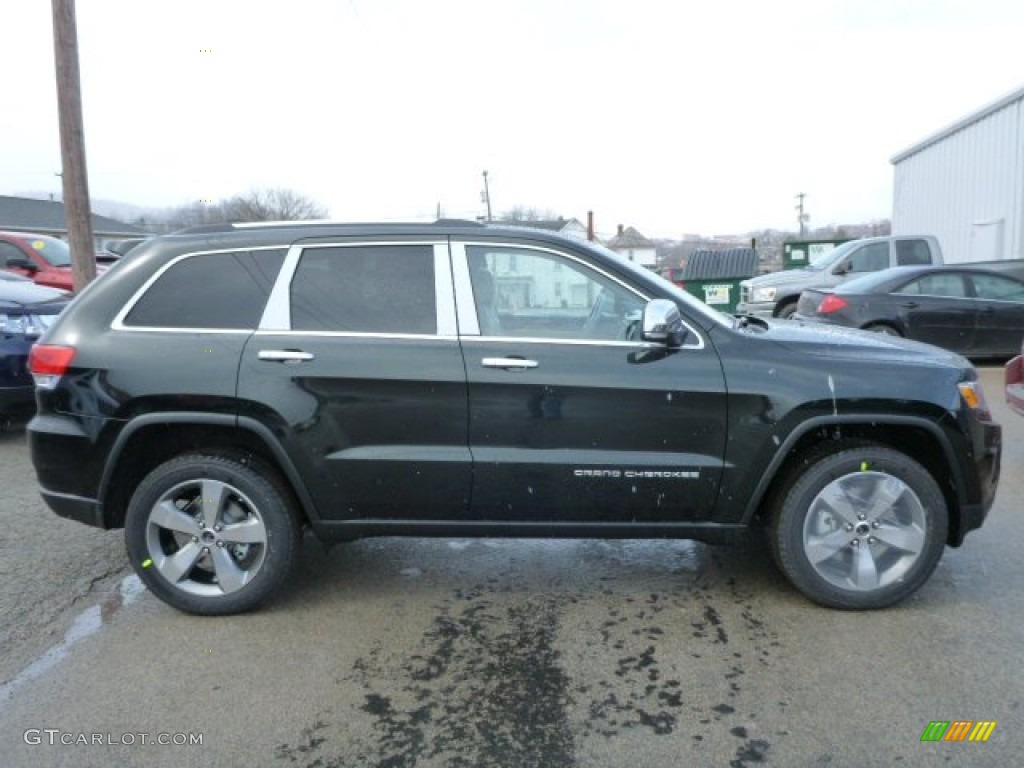 Black Forest Green Pearl 2014 Jeep Grand Cherokee Limited 4x4 Exterior Photo #78332674