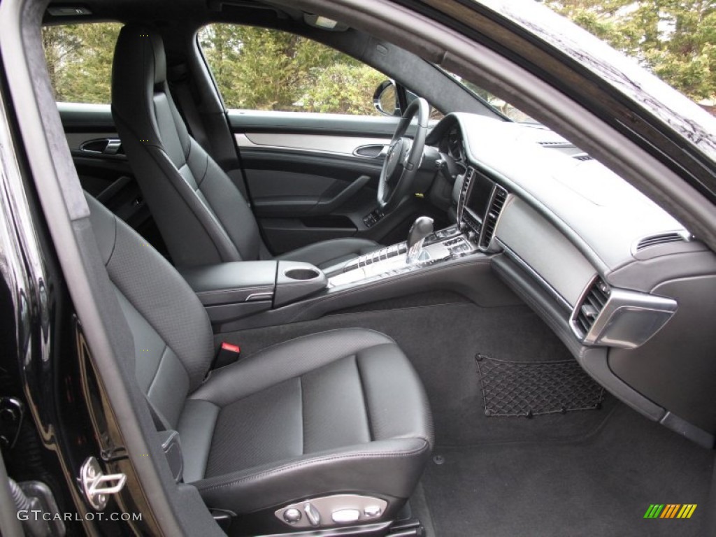 Black Interior 2010 Porsche Panamera Turbo Photo #78333185