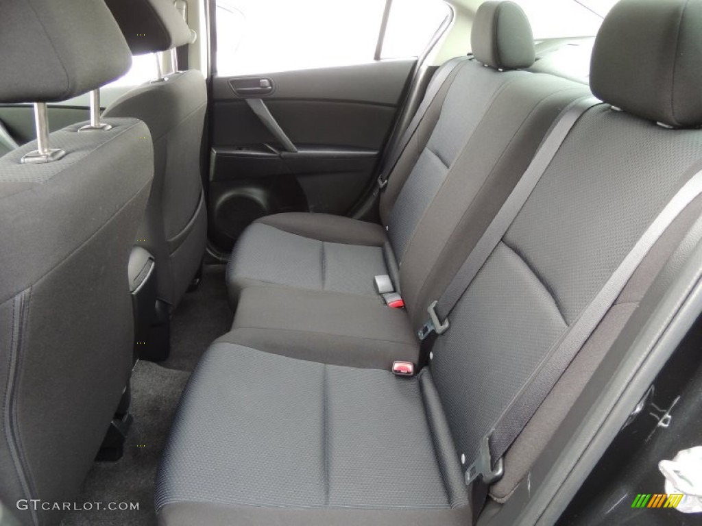 2011 MAZDA3 i Sport 4 Door - Black Mica / Black photo #21