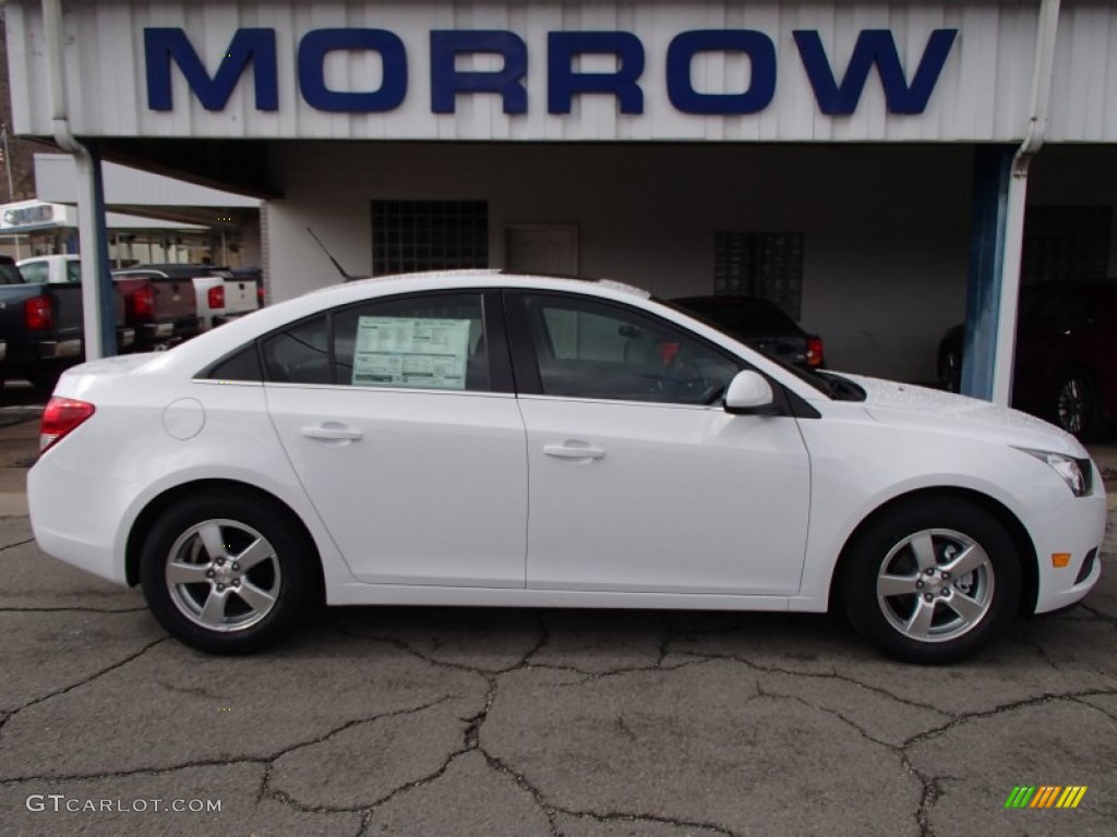 2013 Cruze LT - Summit White / Jet Black/Sport Red photo #1