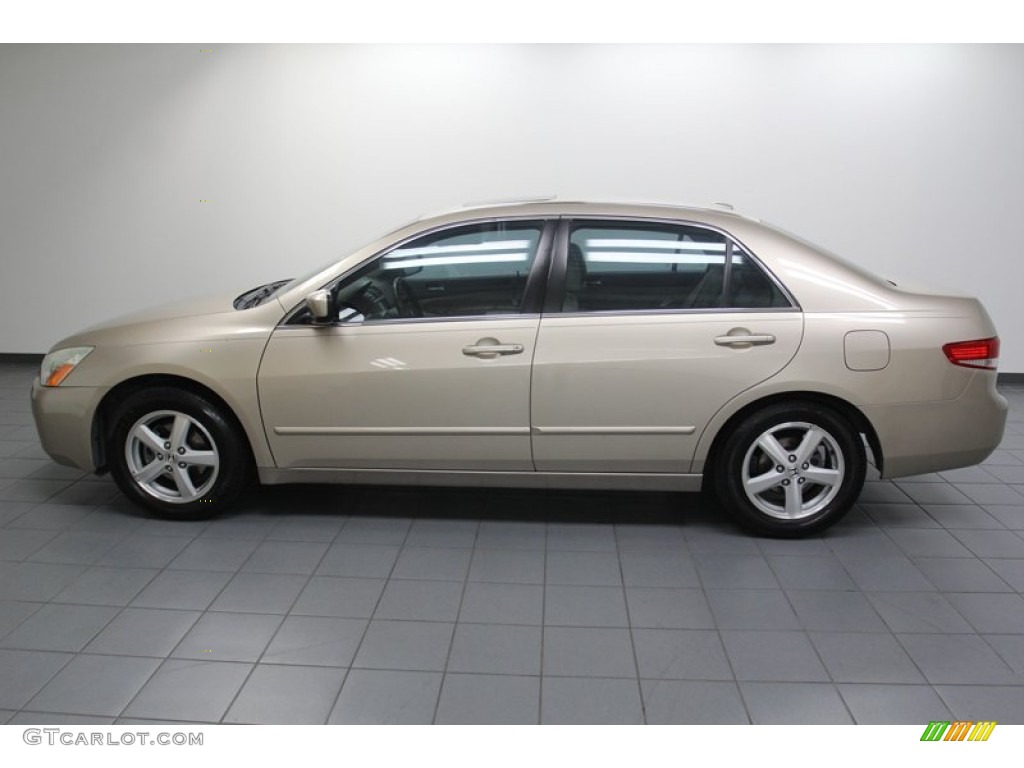 Desert Mist Metallic 2004 Honda Accord EX Sedan Exterior Photo #78334083