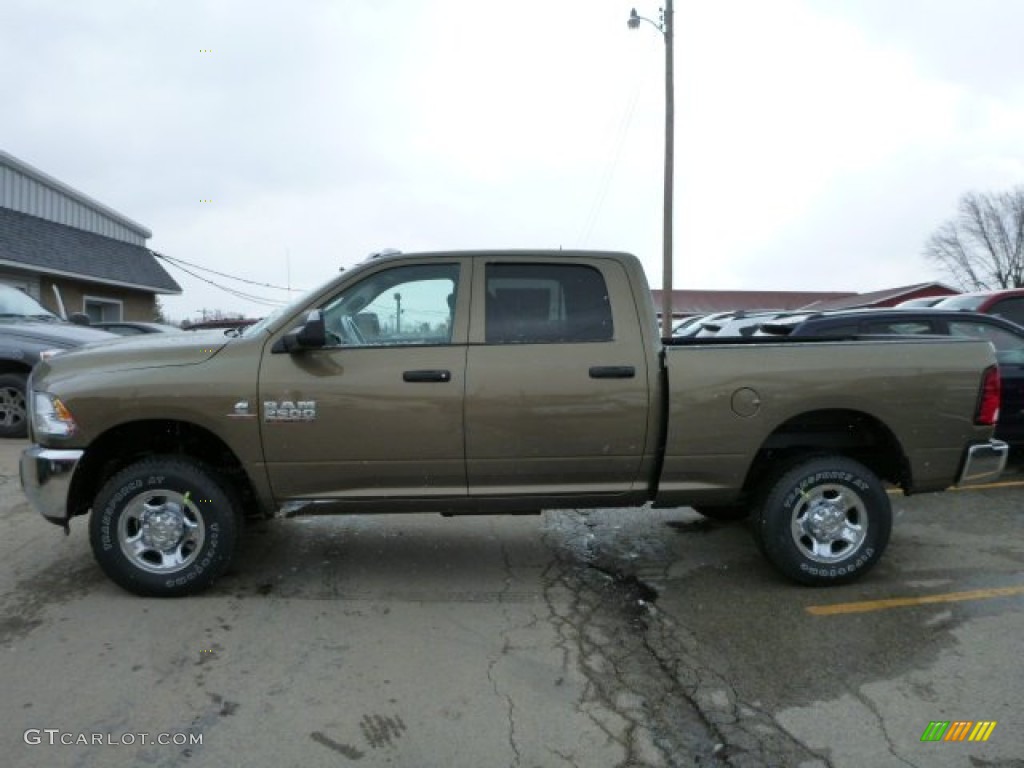 2013 2500 Tradesman Crew Cab 4x4 - Prairie Pearl / Black/Diesel Gray photo #2