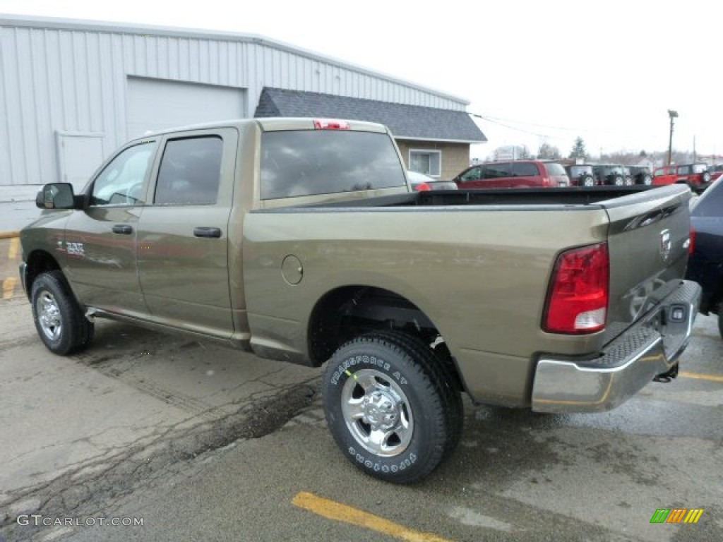 2013 2500 Tradesman Crew Cab 4x4 - Prairie Pearl / Black/Diesel Gray photo #3