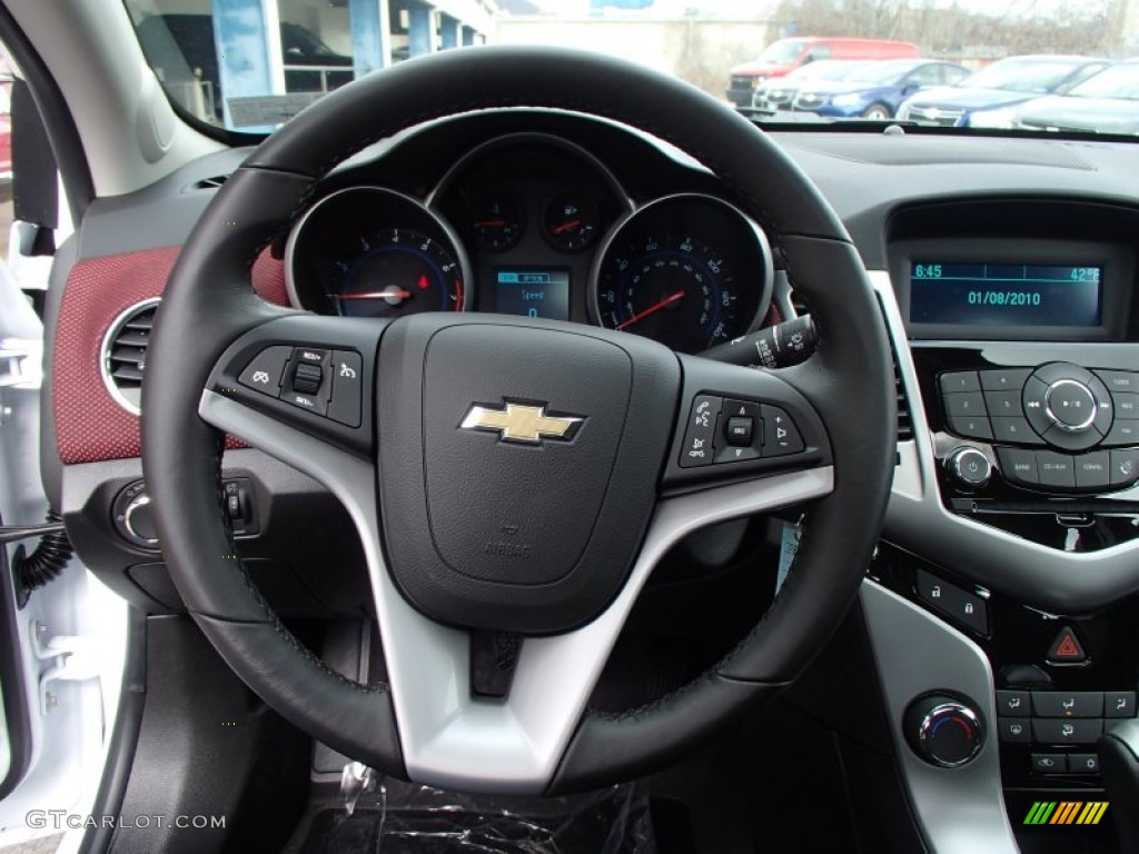 2013 Cruze LT - Summit White / Jet Black/Sport Red photo #18