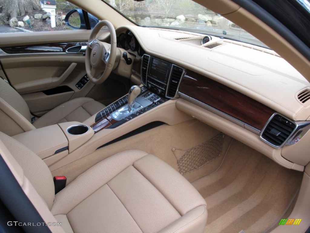 2010 Porsche Panamera 4S Luxor Beige Dashboard Photo #78334218