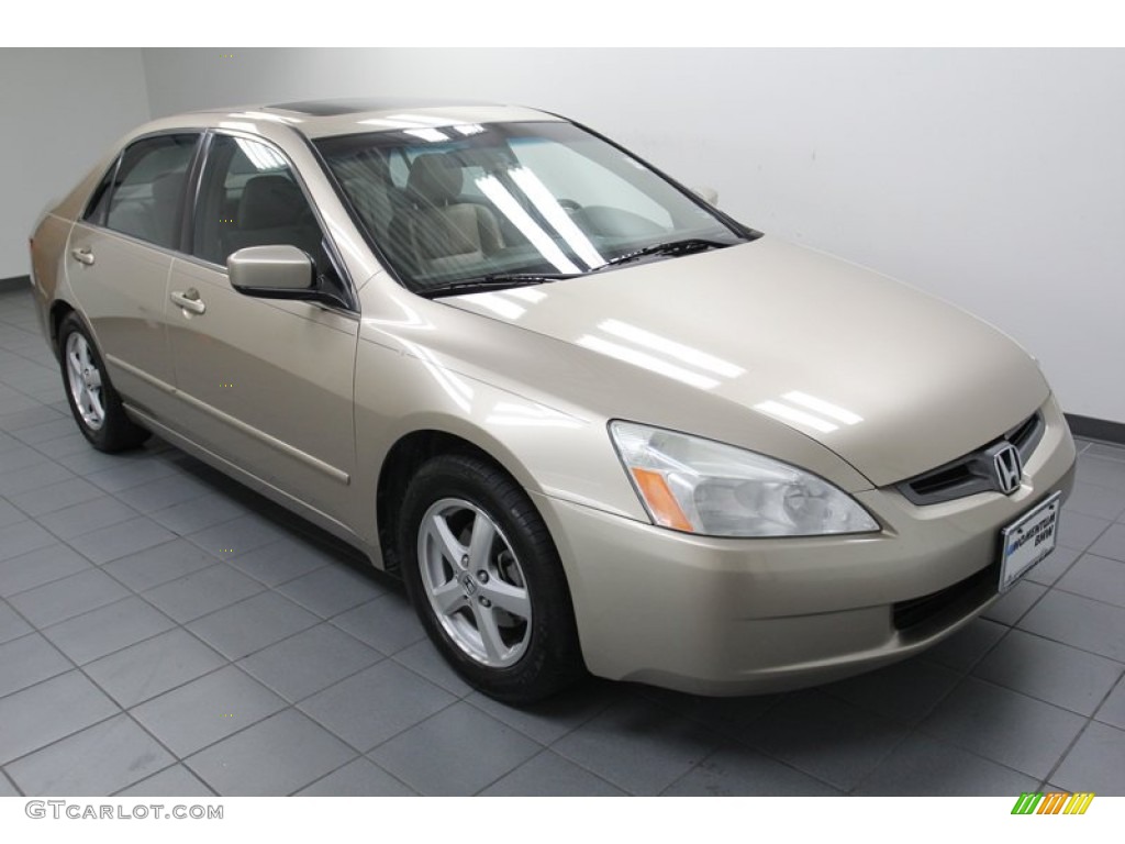 Desert Mist Metallic 2004 Honda Accord EX Sedan Exterior Photo #78334244