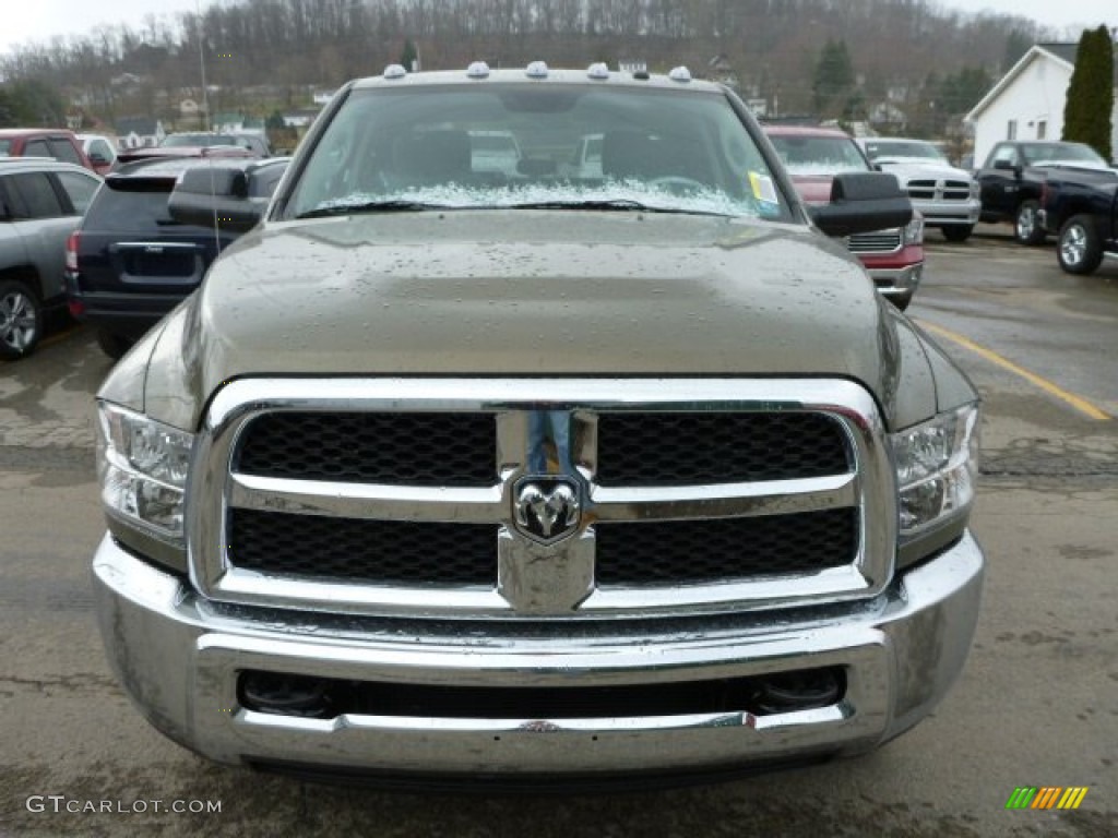 2013 2500 Tradesman Crew Cab 4x4 - Prairie Pearl / Black/Diesel Gray photo #8