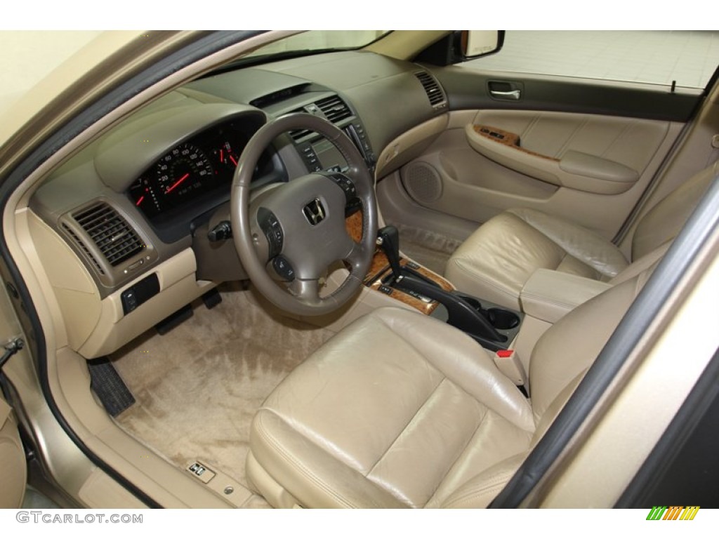 Ivory Interior 2004 Honda Accord EX Sedan Photo #78334329