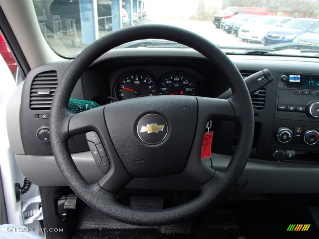 2013 Silverado 1500 Work Truck Regular Cab 4x4 - Summit White / Dark Titanium photo #16