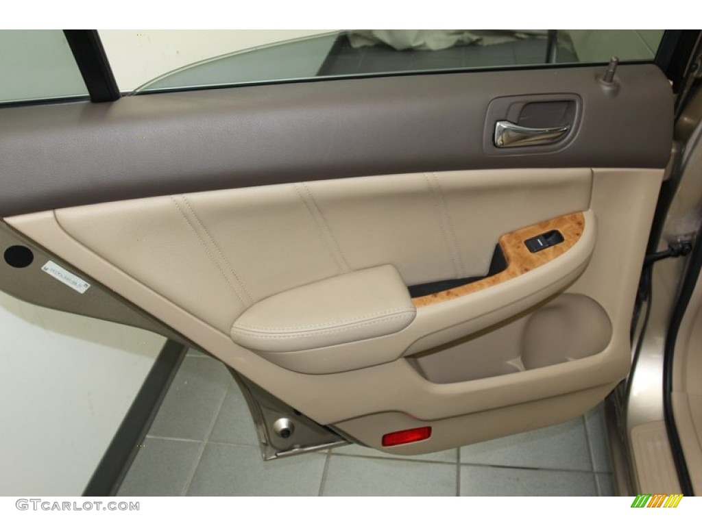 2004 Honda Accord EX Sedan Ivory Door Panel Photo #78334644