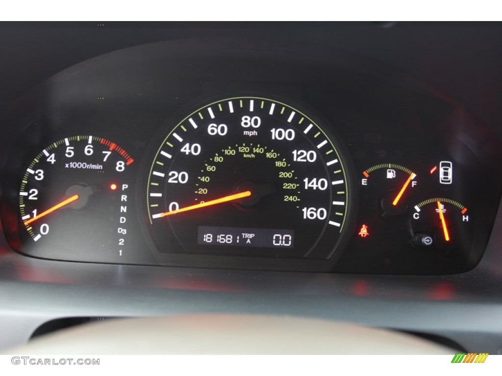 2004 Honda Accord EX Sedan Gauges Photo #78334900