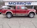 2013 Ruby Red Metallic Ford F250 Super Duty Lariat SuperCab 4x4  photo #1