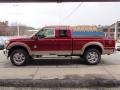 Ruby Red Metallic - F250 Super Duty Lariat SuperCab 4x4 Photo No. 5