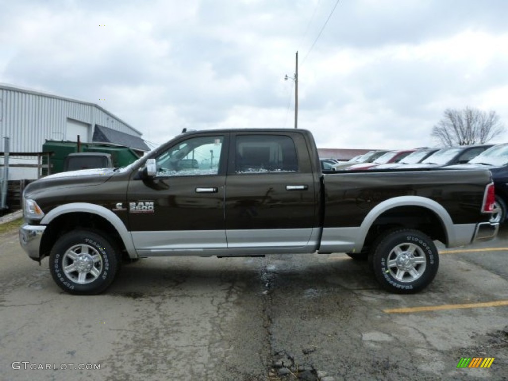 Black Gold Pearl 2013 Ram 2500 Laramie Crew Cab 4x4 Exterior Photo #78335301