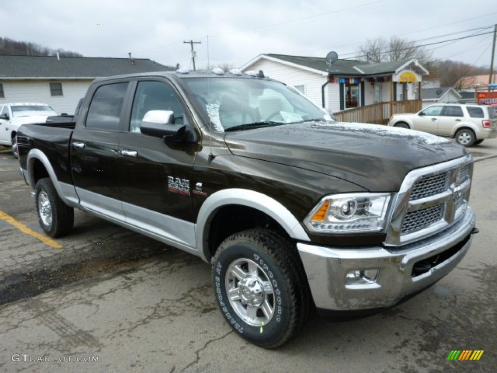 Black Gold Pearl 2013 Ram 2500 Laramie Crew Cab 4x4 Exterior Photo #78335397