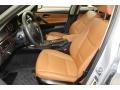 Saddle Brown Dakota Leather Front Seat Photo for 2011 BMW 3 Series #78335658