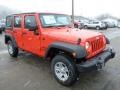 2013 Rock Lobster Red Jeep Wrangler Unlimited Sport 4x4  photo #7