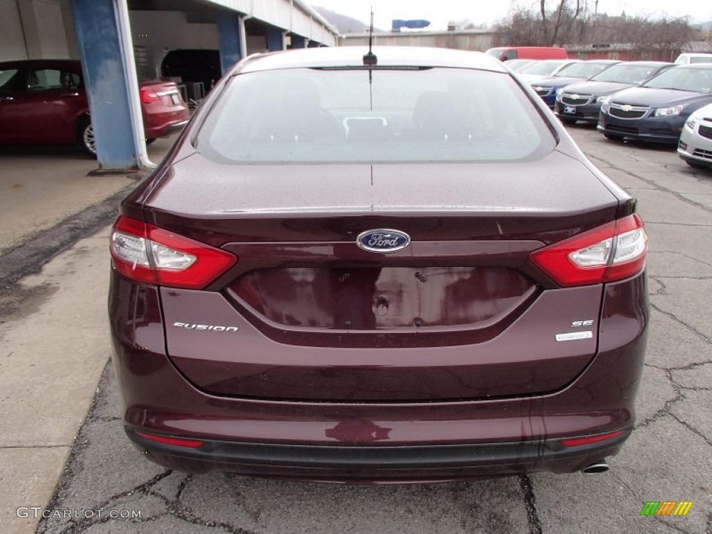 2013 Fusion SE 1.6 EcoBoost - Bordeaux Reserve Red Metallic / Charcoal Black photo #7