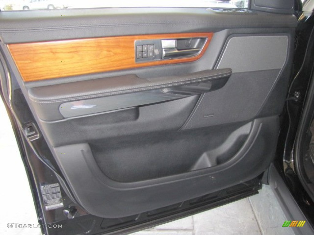 2011 Land Rover Range Rover Sport HSE Ebony/Ebony Door Panel Photo #78337289