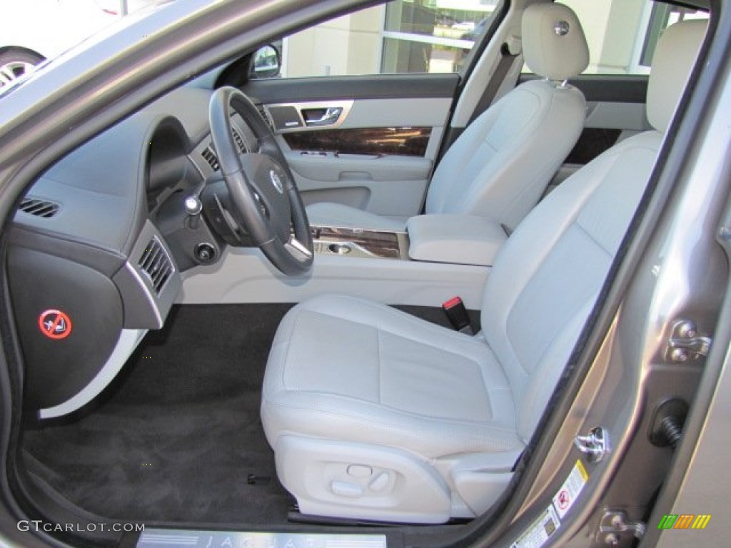 2010 XF Premium Sport Sedan - Vapour Grey Metallic / Dove photo #2