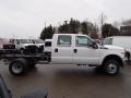  2013 F350 Super Duty XL Crew Cab 4x4 Dually Chassis Oxford White