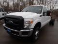 2013 Oxford White Ford F350 Super Duty XL Crew Cab 4x4 Dually Chassis  photo #4