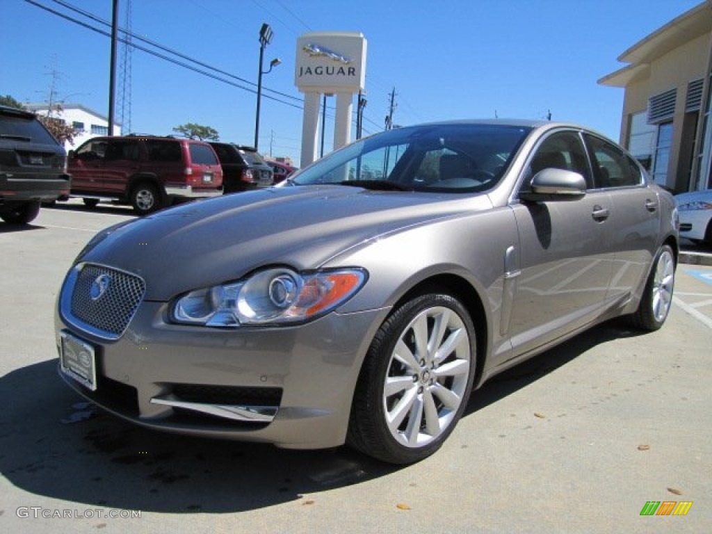 2010 XF Premium Sport Sedan - Vapour Grey Metallic / Dove photo #5