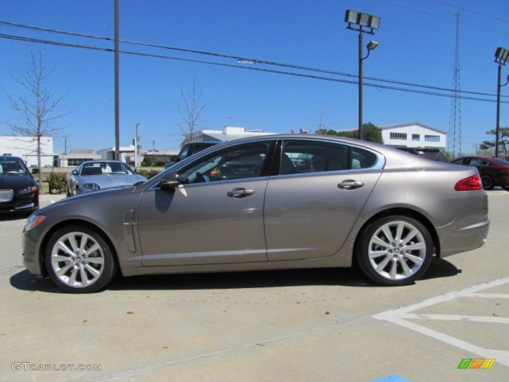 2010 XF Premium Sport Sedan - Vapour Grey Metallic / Dove photo #7