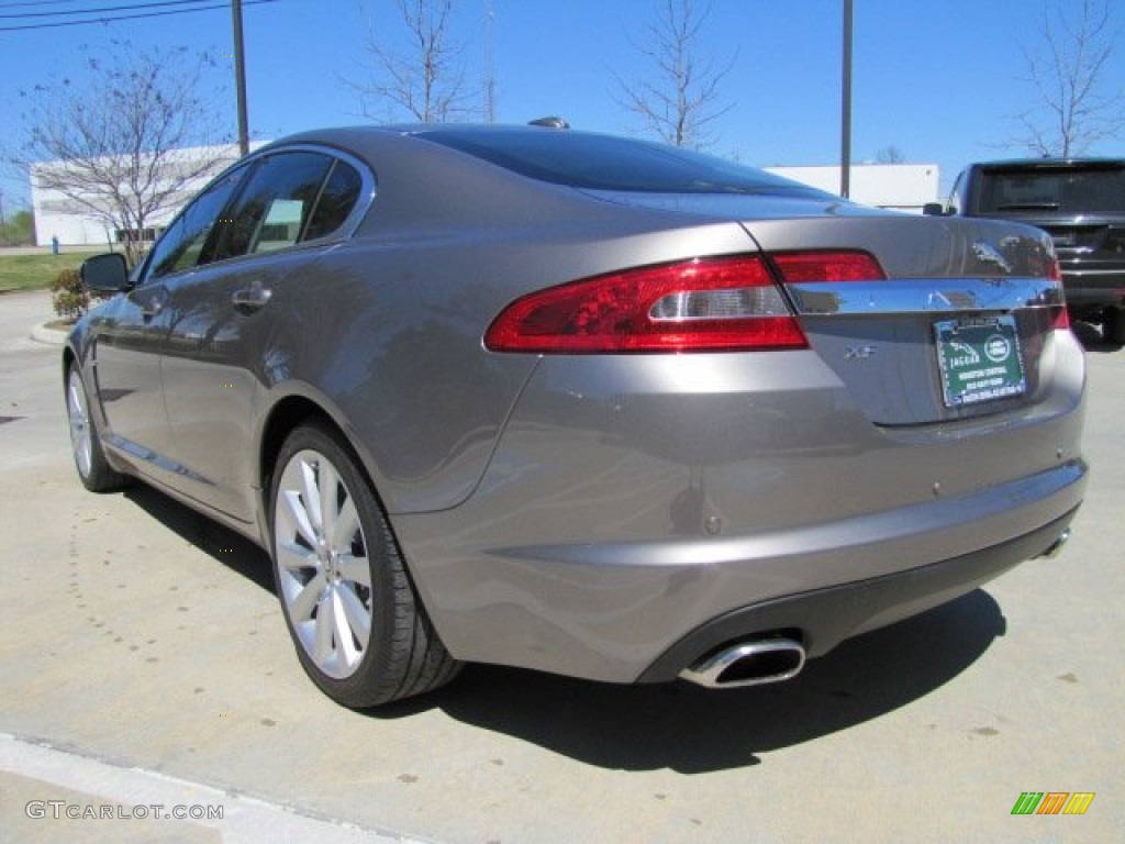 2010 XF Premium Sport Sedan - Vapour Grey Metallic / Dove photo #8
