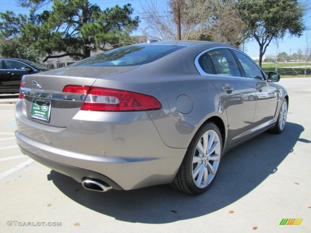 2010 XF Premium Sport Sedan - Vapour Grey Metallic / Dove photo #10