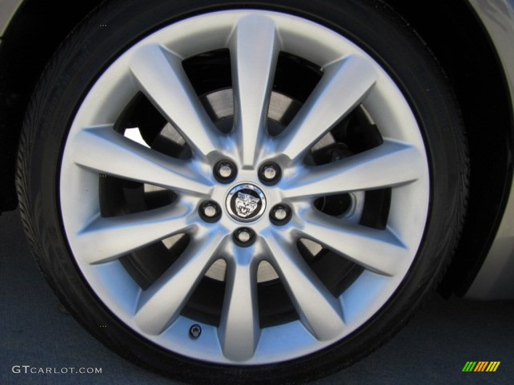 2010 XF Premium Sport Sedan - Vapour Grey Metallic / Dove photo #45