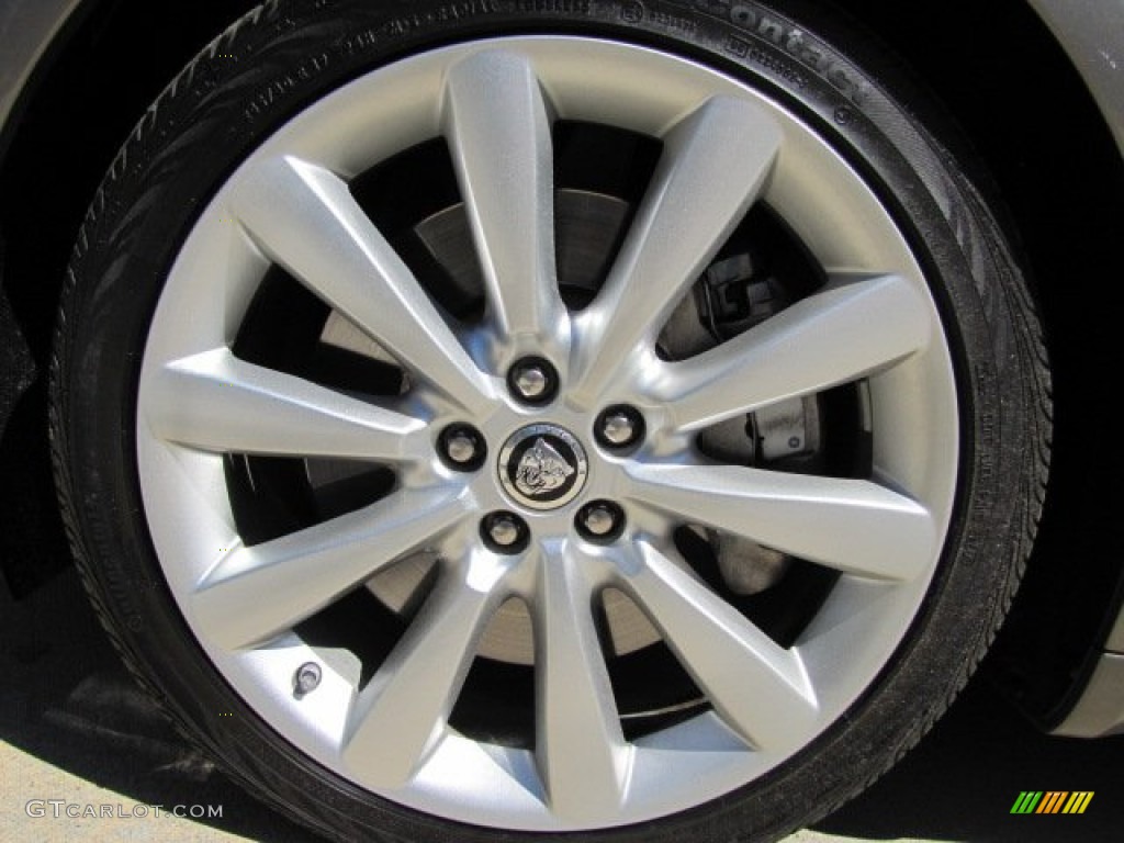 2010 XF Premium Sport Sedan - Vapour Grey Metallic / Dove photo #46