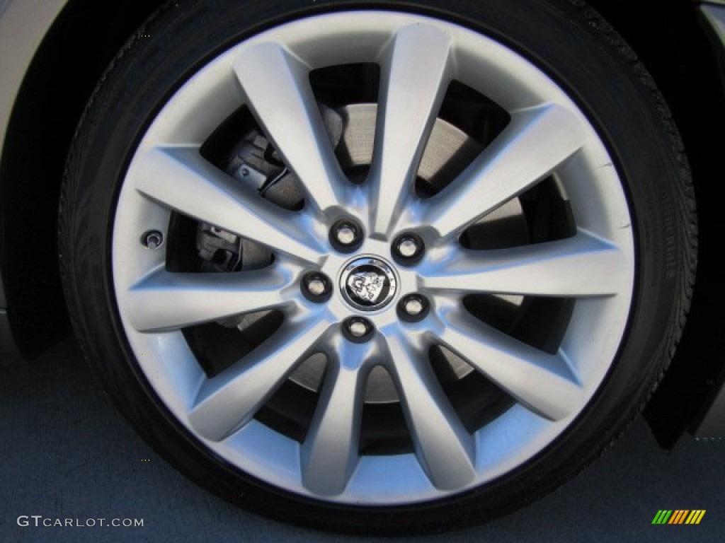 2010 XF Premium Sport Sedan - Vapour Grey Metallic / Dove photo #48
