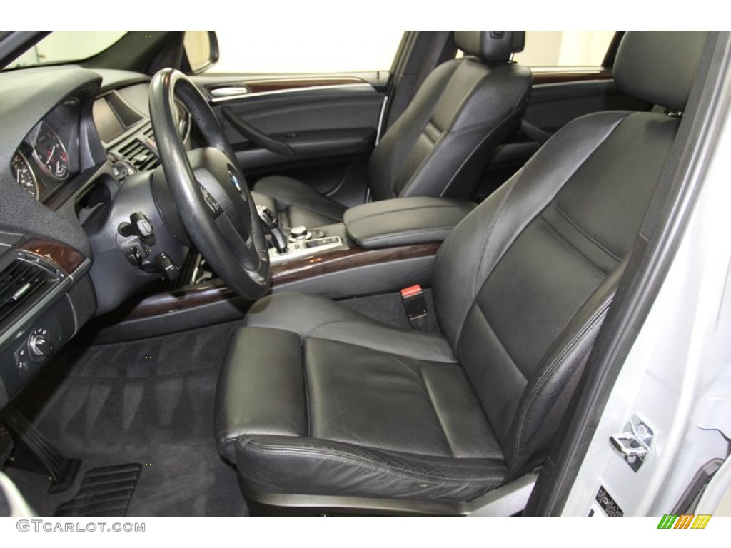 Black Interior 2009 BMW X5 xDrive48i Photo #78338865