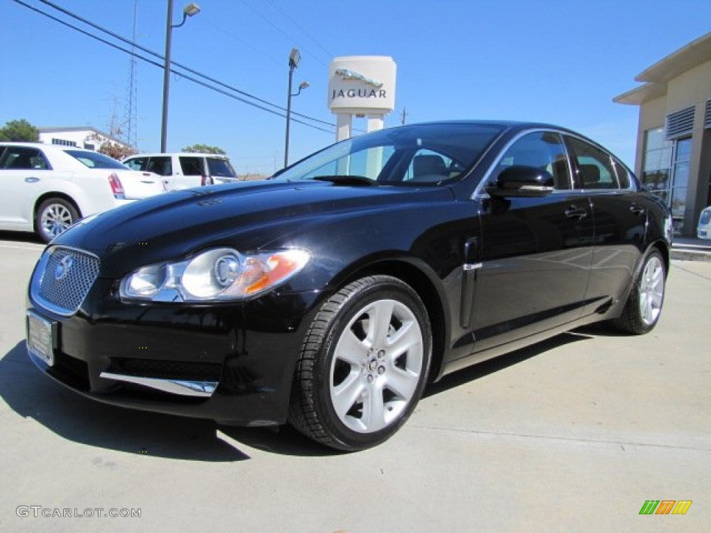 Ebony Black 2010 Jaguar XF Sport Sedan Exterior Photo #78338956
