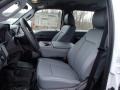 Steel 2013 Ford F350 Super Duty XL Crew Cab 4x4 Utility Truck Interior Color