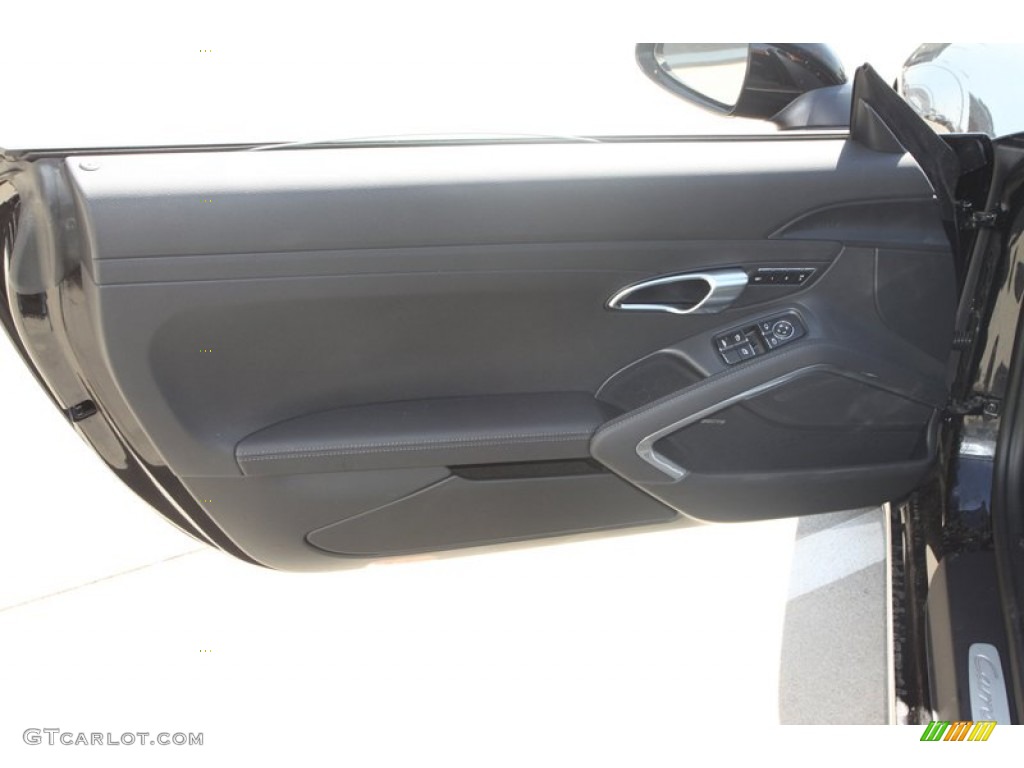 2013 Porsche 911 Carrera S Cabriolet Black Door Panel Photo #78339093