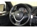 2009 BMW X5 Black Interior Steering Wheel Photo