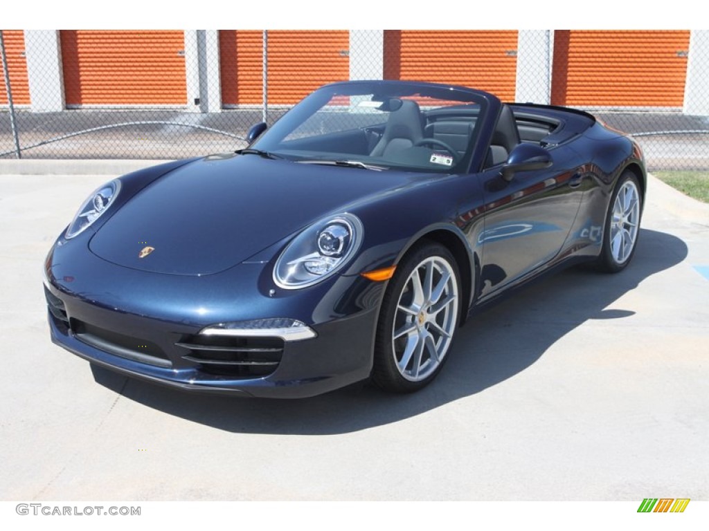 Dark Blue Metallic 2013 Porsche 911 Carrera Cabriolet Exterior Photo #78339812
