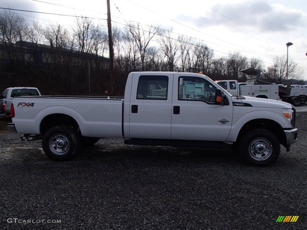 2013 F350 Super Duty XL Crew Cab 4x4 - Oxford White / Steel photo #1